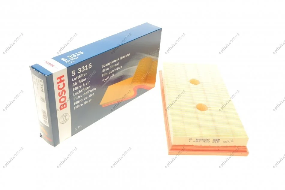 Фільтр повітряний VW Golf/ Jetta/ Passat 1.6 FSI 04-10/ Skoda Octavia 1.6 FSI 04-08 UA63 BOSCH 1 457 433 315 (фото 1)