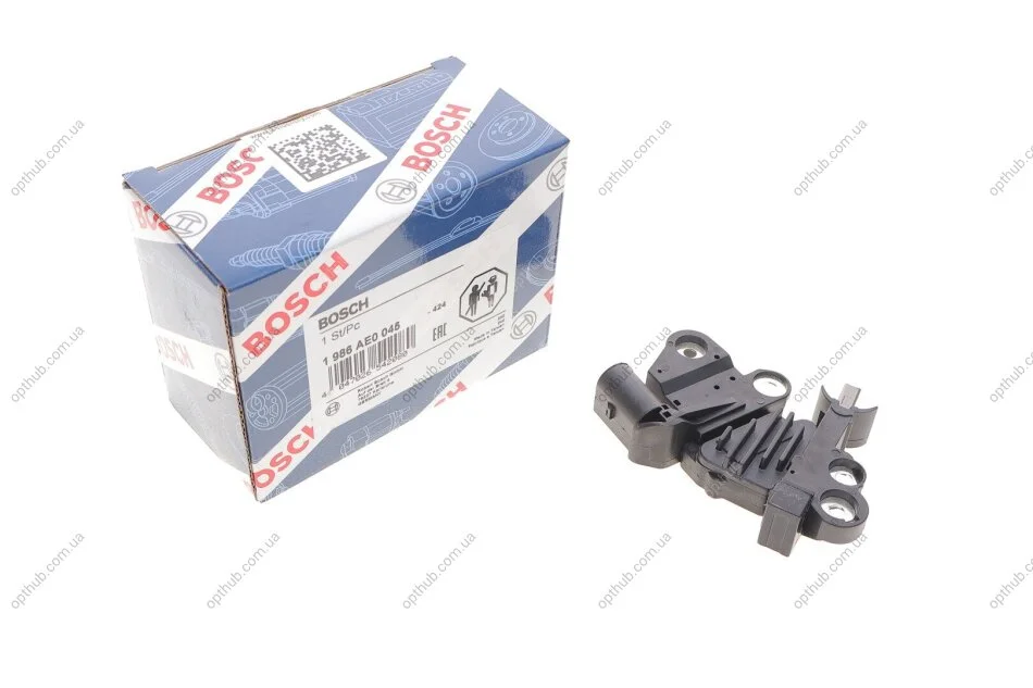 Реле генератора (12V) BMW 3 (E90-E93) N52/N53/N54 04-11 1 986 AE0 045 (opt-om) BOSCH 1986AE0045 (фото 1)