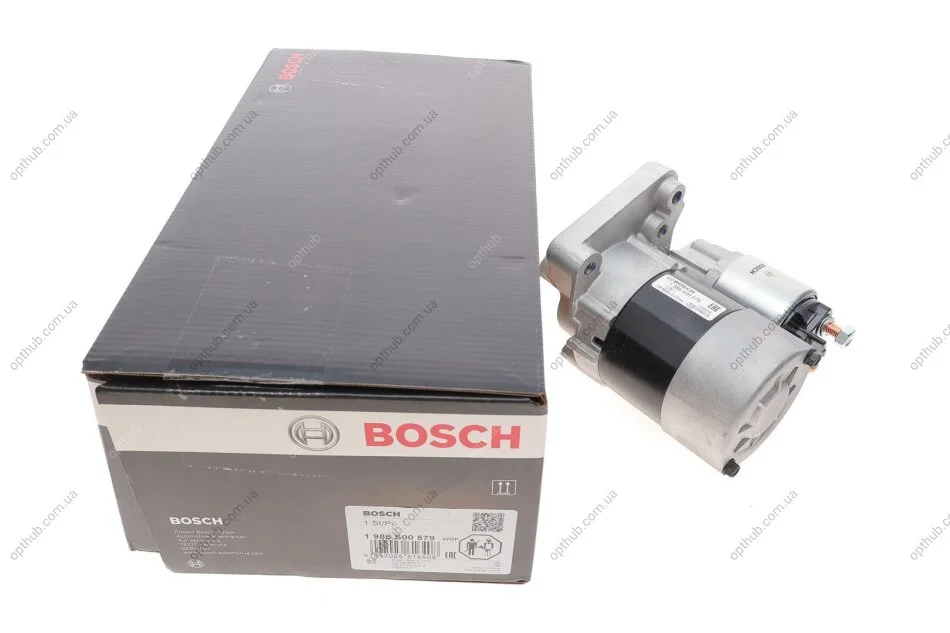 Стартер Renault Clio/Kangoo/Megane/Scenic/Dacia Dokker/Duster 1.4-1.6 97- (0,8kw) UA63 BOSCH 1 986 S00 579 (фото 1)