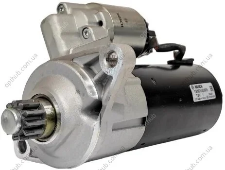 Стартер (12В, 1,7кВт, новий) AUDI A3, Q2, Q3, TT SEAT ALTEA, ALTEA XL, ATECA, LEON, LEON ST SKODA KAROQ, KODIAQ I, OCTAVIA II, OCTAVIA III, SUPERB II, SUPERB III, YETI VW ARTEON 1.9D-2.5 02.04- BOSCH 1986S00805 (фото 1)
