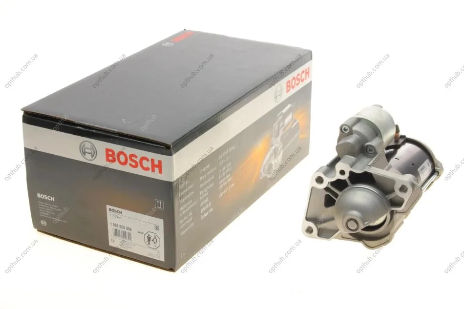 Стартер Renault Trafic 1.6 dCi 14- (12V/1.5kw) UA63 BOSCH 1 986 S00 998 (фото 1)