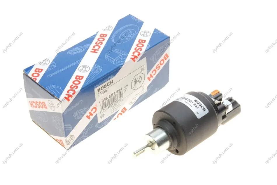 Реле стартера втягуюче Skoda Fabia 1.4 16V/VW Polo 1.4 01-08 (opt-om) BOSCH 1 986 SE1 694 (фото 1)