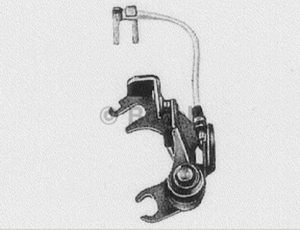 Контакти переривача DAIHATSU CHARADE I, CHARADE II, CUORE I, HIJET, ROCKY MITSUBISHI COLT I NISSAN CHERRY III, MICRA I, PICK UP, PRAIRIE, STANZA, URVAN, VANETTE 0.5-4.2 04.70-06.98 BOSCH 1987231000