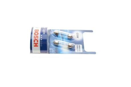 Автолампа C5W 12V 5W SV8.5-8 Pure Light (blister/К-кт 2 шт.) (opt-om) BOSCH 1 987 301 004