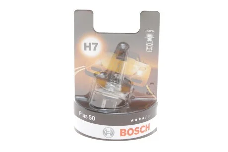 Автолампа H7 12V 55W PX26d Plus 50 1 987 301 042 UA63 BOSCH 1 987 301 042