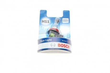 Автолампа H11 12V 55W PGJ19-2 Pure Light (opt-om) BOSCH 1 987 301 339