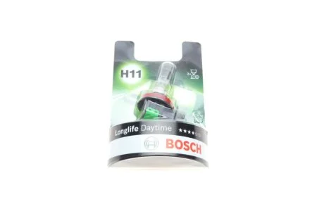 Лампа накаливания H11 12V 55W PGJ19-2 LONGLIFE DAYTIME (пр-во Bosch) BOSCH 1 987 301 340