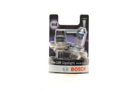 Лампа накаливания H4 12V 60/55W P43t Plus 120 Gigalight (компл) (выр-во) C.I.U BOSCH 1 987 301 425