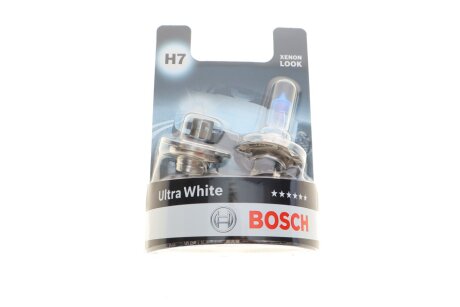 Лампа накаливания H7 12V 55W PX26d Ultra White 4200K (комплект) (выр-во) C.I.U BOSCH 1 987 301 441