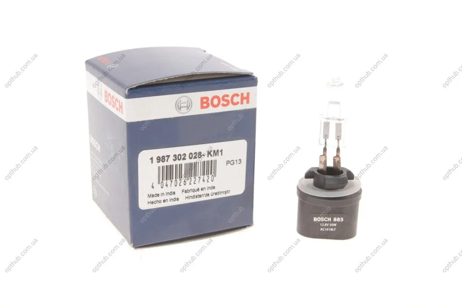 Автолампа 12V 50W PG13 Pure Light (opt-om) BOSCH 1 987 302 028 (фото 1)