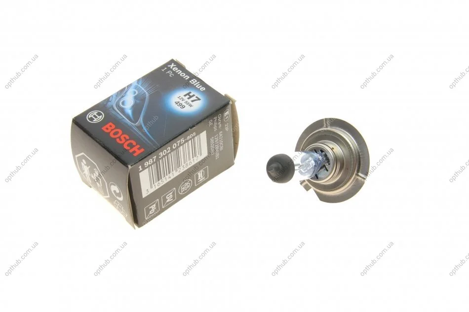 Лампа розжарювання H7 12V 55W PX26d Xenon Blue (вир-во Bosch) BOSCH 1 987 302 075 (фото 1)
