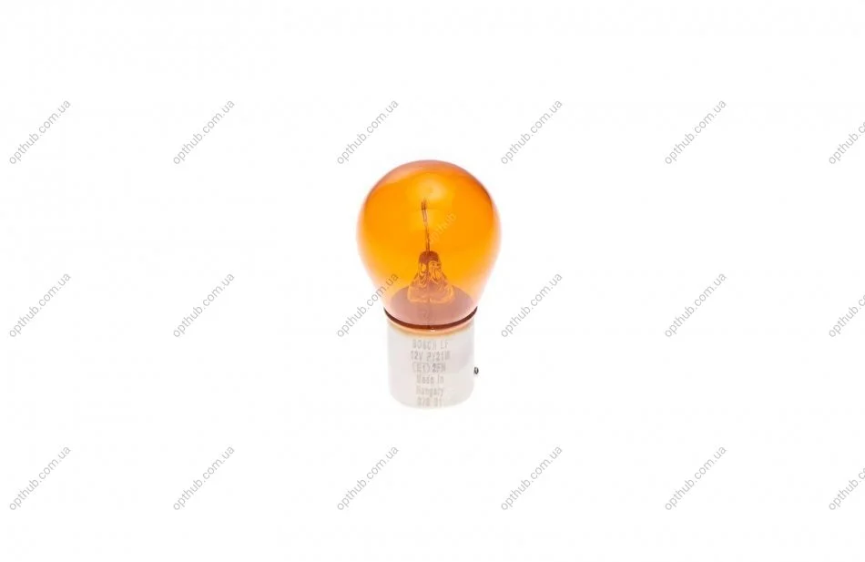 Лампа розжарювання PY21W 12V 21W BAU15s PURE LIGHT (вир-во Bosch) BOSCH 1 987 302 213 (фото 1)