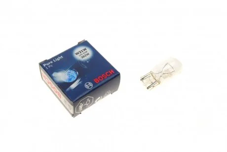 Автолампа W21W 12V 21W W3x16d Pure Light WS (opt-om) BOSCH 1 987 302 251