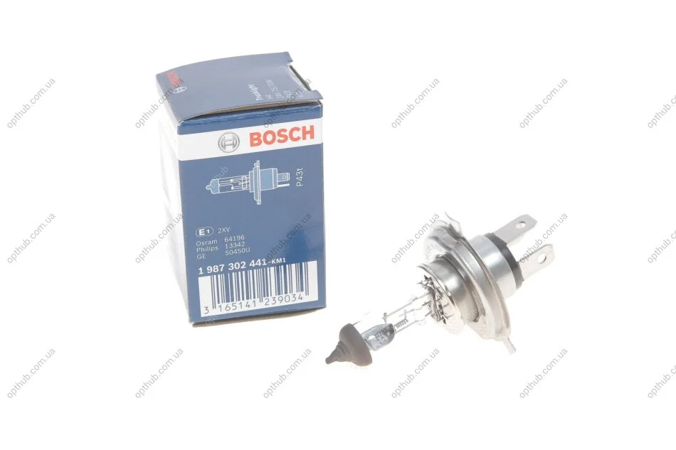 Автолампа H4 24V 75/70W P43t Standard/Halogen Bilux (opt-om) BOSCH 1 987 302 441 (фото 1)
