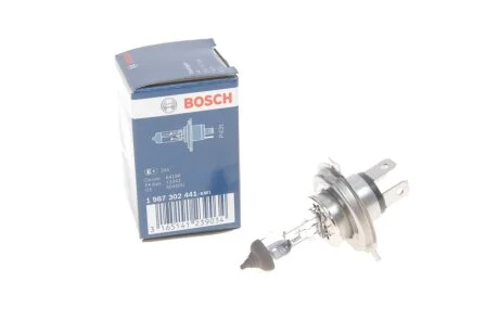 Автолампа H4 24V 75/70W P43t Standard/Halogen Bilux (opt-om) BOSCH 1 987 302 441