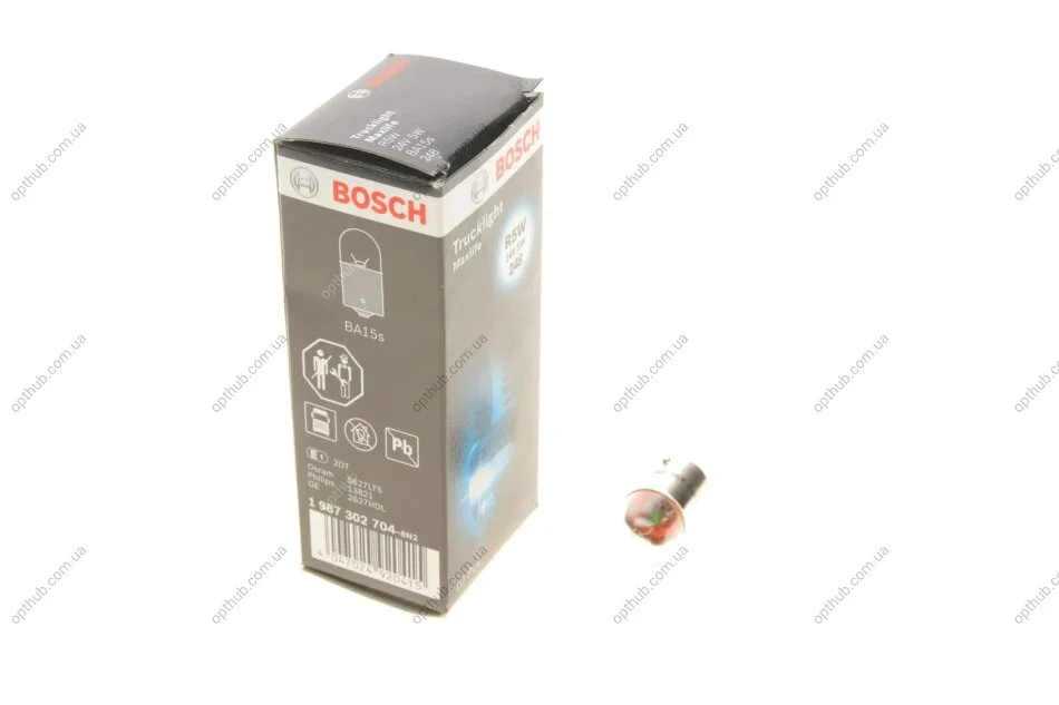 Лампа розжарювання R5W 24V BOSCH 1 987 302 704 (фото 1)