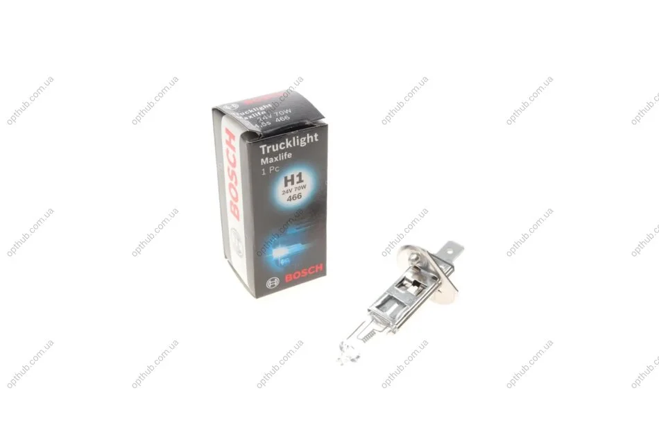 Автолампа H1 24V 70W P14.5s Trucklight Maxlife (opt-om) BOSCH 1 987 302 712 (фото 1)