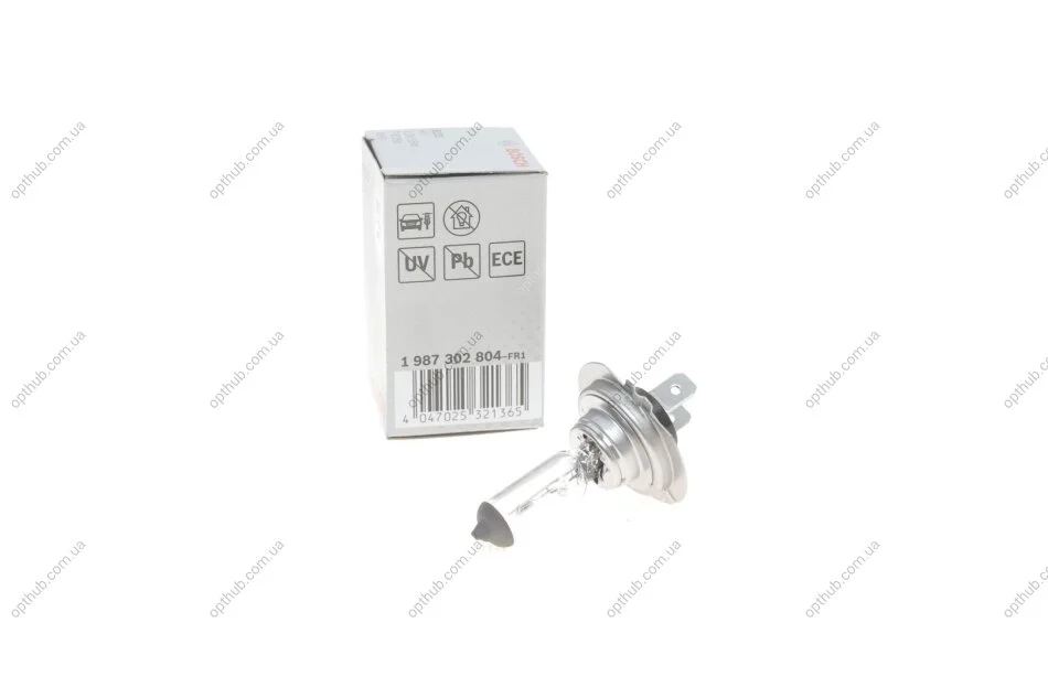 Лампа галоген. H7 12V 55W PX26d ECO (вир-во) BOSCH 1 987 302 804 (фото 1)