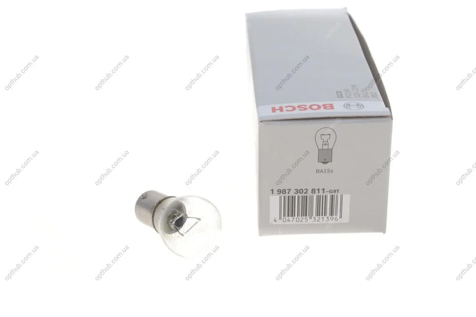 Лампа розжарювання P21W 12V BA15s quick (вир-во Bosch) BOSCH 1 987 302 811 (фото 1)