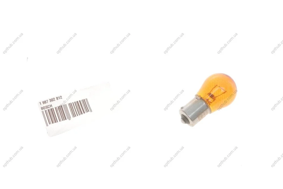 Лампа розжарювання PY21W 12V 21W BAU15S (вир-во) BOSCH 1 987 302 812 (фото 1)
