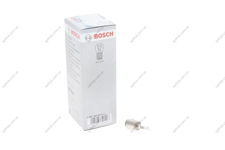 Лампа розжарювання P21/5W 12V 21/5W BAY15d ECO (вир-во Bosch) BOSCH 1 987 302 814 (фото 1)