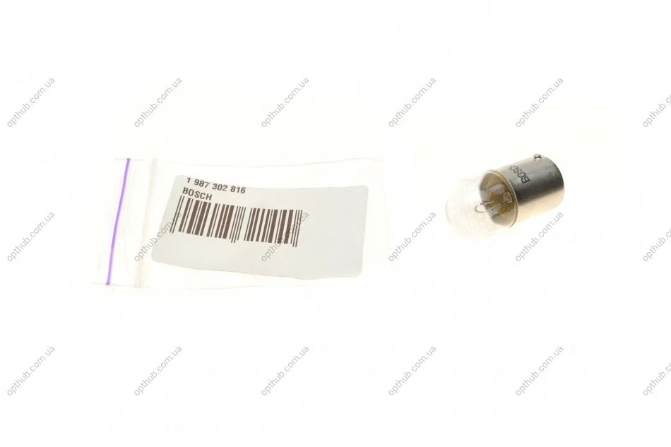 Автолампа R10W 12V 10W BA15s Eco WS (opt-om) BOSCH 1 987 302 816 (фото 1)