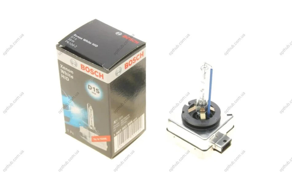 Автолампа D1S 85V 35W PK32d-2 White 5500K UA63 BOSCH 1 987 302 909 (фото 1)