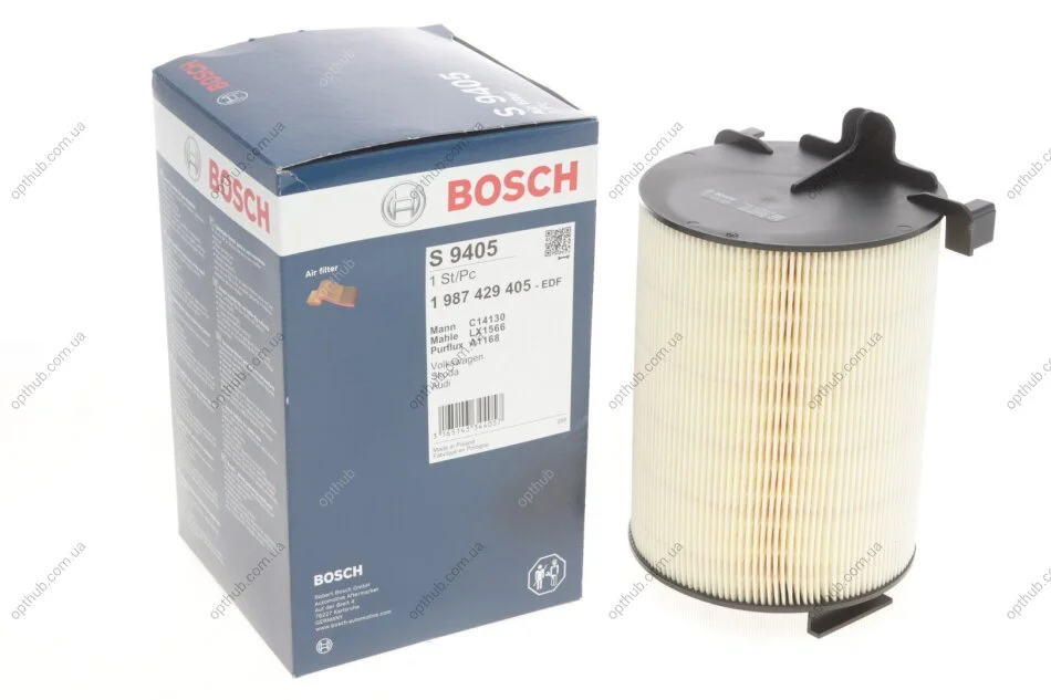 Фільтр повітряний Audi, Skoda, VW (вир-во Bosch) BOSCH 1 987 429 405 (фото 1)