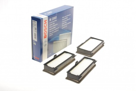 Фільтр салону Fiat Scudo/Peugeot Expert 1.6D/1.9D/2.0HDi/JTD 96- (к-кт 3шт) UA63 BOSCH 1 987 432 060