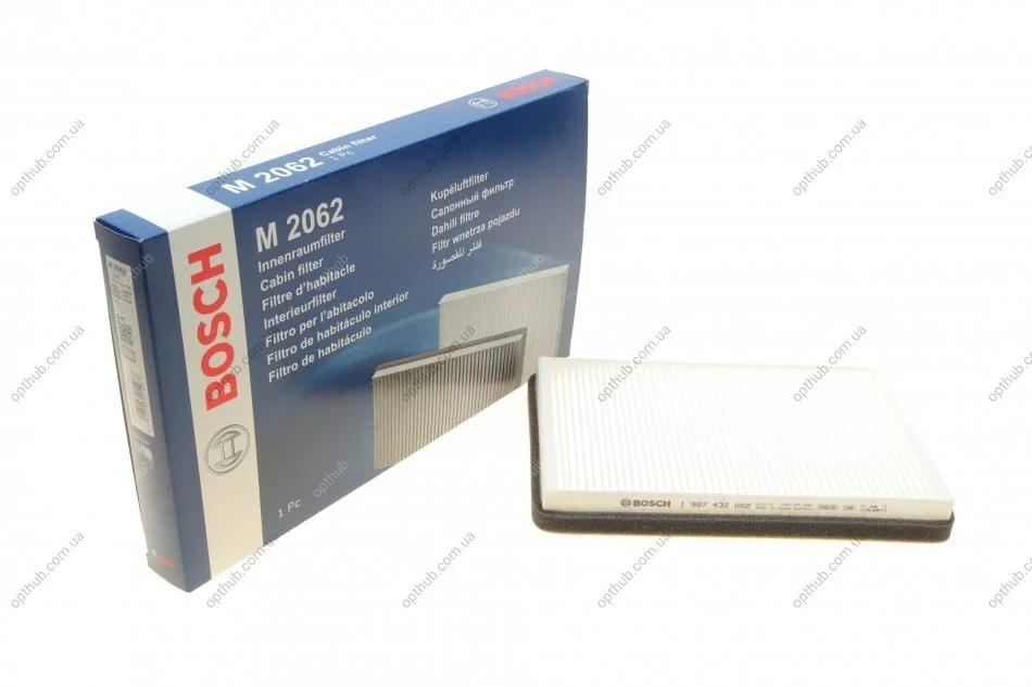 Фільтр салону Volvo C70/S90/CX70 97-02 UA63 BOSCH 1 987 432 062 (фото 1)