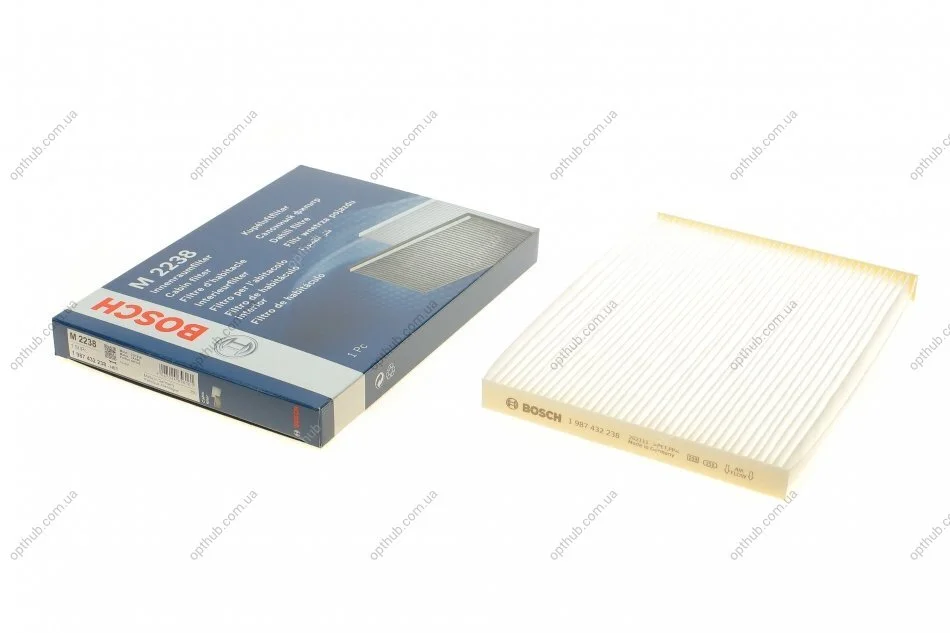 Фільтр салону NISSAN (вир-во Bosch) BOSCH 1 987 432 238 (фото 1)