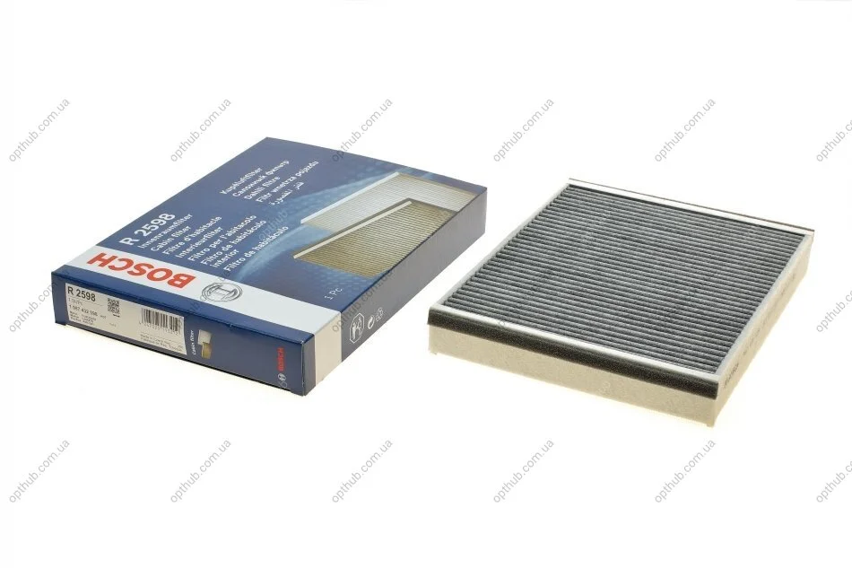 Фільтр салону FORD вугільний (вир-во Bosch) BOSCH 1 987 432 598 (фото 1)