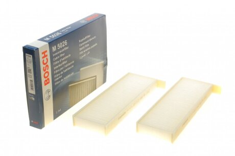 Фільтр салону Citroen Berlingo/Peugeot Partner 08-(к-кт 2 шт.) UA63 BOSCH 1 987 435 026