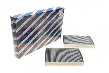 Фільтр салону BMW 5 (G30)/7(G11/G12) 15-(вугільний) (к-кт 2 шт.) UA63 BOSCH 1 987 435 578