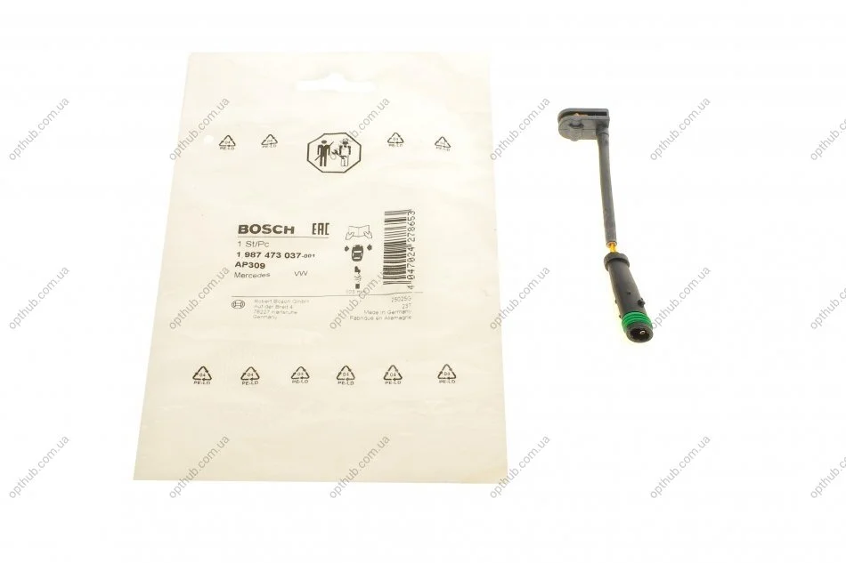 Датчик зносу гальмівних колодок MB BM164/BM463/BM639/T211/W164/W21 UA63 BOSCH 1 987 473 037 (фото 1)