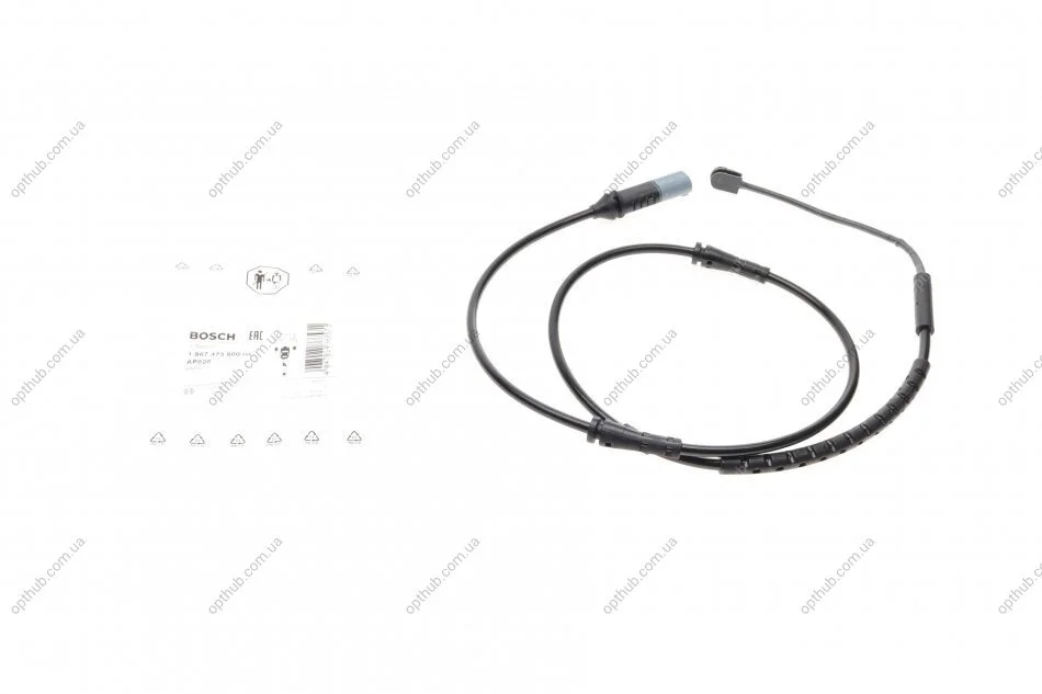 Датчик зносу гальмівних колодок (передніх) BMW 5 (F10)/6 (F06)/7 (F01/F02/F03/F04) 09- UA63 BOSCH 1 987 473 500 (фото 1)