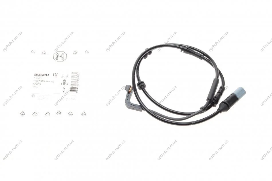 Датчик зносу гальмівних колодок (задніх) BMW 7 (F01-F04) 08-15 (opt-om) BOSCH 1 987 473 507 (фото 1)