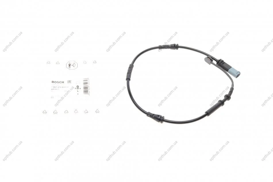 Датчик износа тормозных колодок (задних) BMW X1 (F48)/Mini Cooper 13- (L=642mm) UA63 BOSCH 1 987 473 544 (фото 1)
