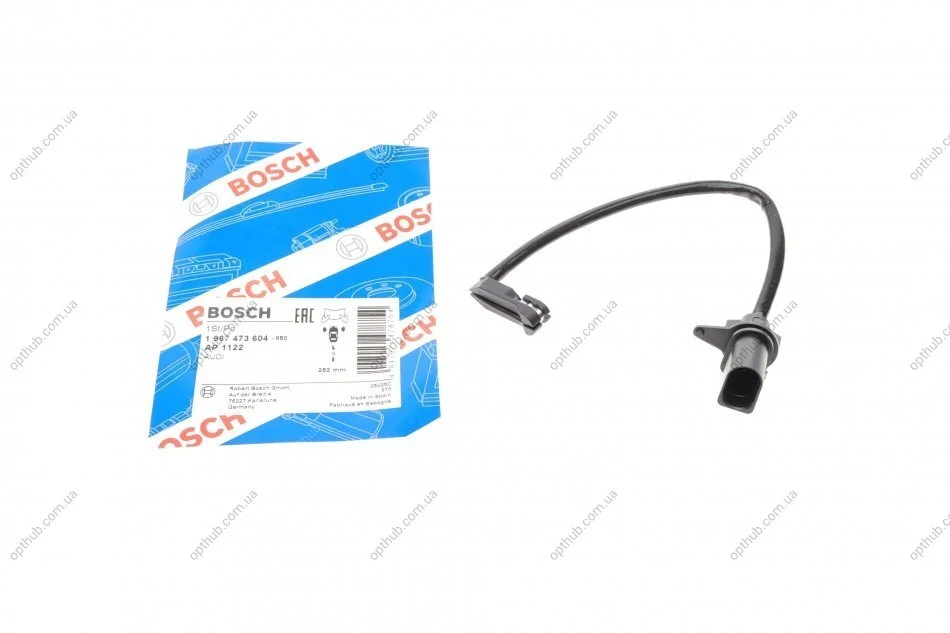 Датчик зносу гальмівних колодок (передніх) Audi A4/A5/Q5 15- UA63 BOSCH 1 987 473 604 (фото 1)