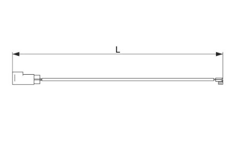 ДАТЧИК ЗНОСУ ГАЛЬМІВНОЇ КОЛОДКИ BOSCH 1 987 473 626