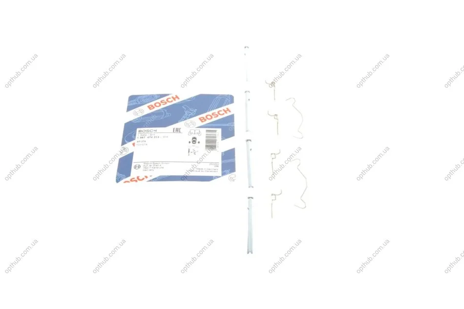 Планка супорта (заднього) прижимна (к-кт) Toyota Prius 00-09 (opt-om) BOSCH 1 987 474 313 (фото 1)