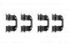 Монтажний набір гальмівних колодок передн CHEVROLET LANOS, MATIZ, SPARK DAEWOO MATIZ 0.8-1.5 09.98- BOSCH 1987474393 (фото 1)