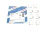 Планка супорта (заднього) прижимна (к-кт) Toyota Land Cruiser/Mitsubishi Pajero IV 96- UA63 BOSCH 1 987 474 605 (фото 1)