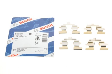 Планка супорта (заднього) прижимна (к-кт) Nissan Qashqai 07- (Akeb) (opt-om) BOSCH 1 987 474 715