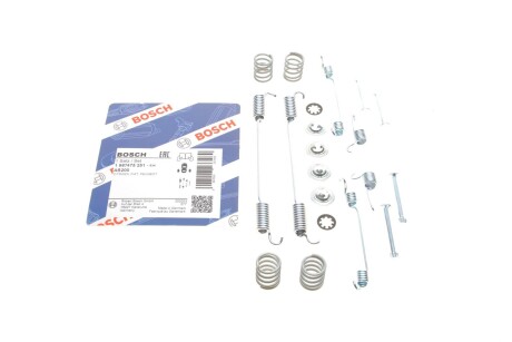 Комплект пружинок колодок ручника Fiat Scudo 94- (255x60) (Bendix) UA63 BOSCH 1 987 475 251