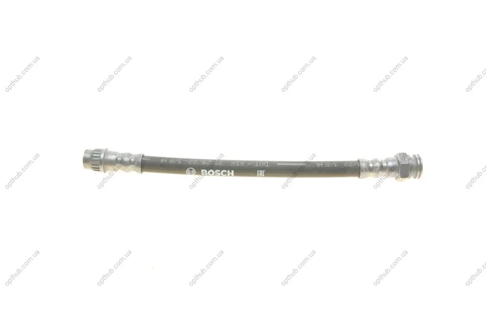 Шланг гальмівний (задній) Citroen C2/C3/C4/Peugeot 1007/307/308 1.1-2.0D 00- (L=190mm) UA63 BOSCH 1 987 476 913 (фото 1)