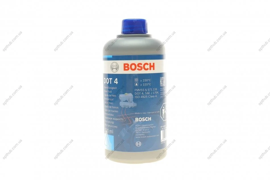 Ридина гальмивна DOT4 (0.5L) UA63 BOSCH 1 987 479 106 (фото 1)