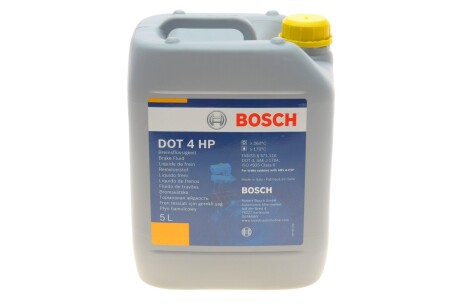 Рідина гальмівна DOT4 HP (5L) (ABS/ESP) (opt-om) BOSCH 1 987 479 114