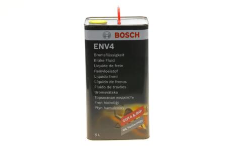 Гальмівна рідина DOT4 (5L) (ENV4) (opt-om) BOSCH 1 987 479 203