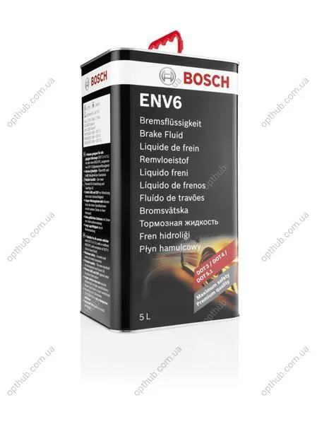 Гальмивна ридина ENV6 (DOT4/DOT3/DOT5.1) (5L) (opt-om) BOSCH 1 987 479 208 (фото 1)